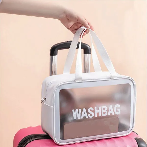 Women's Frosted Waterproof Cosmetic Bag