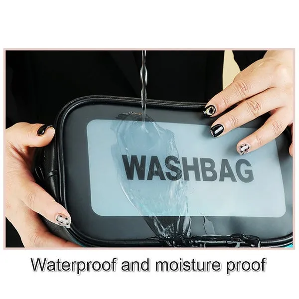 Women's Frosted Waterproof Cosmetic Bag