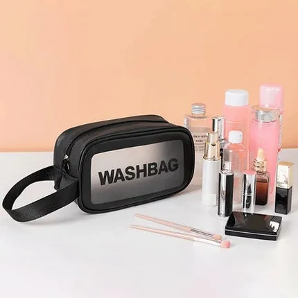 Women's Frosted Waterproof Cosmetic Bag