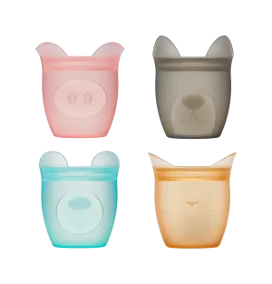 Zip Top Reusable Animal Snack Container